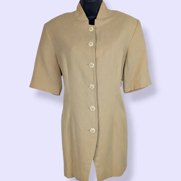 🍁V. Teenflo Short Sleeve Blazer - Picture 1 of 9